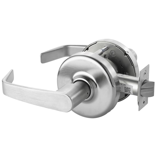 Corbin Russwin Grade 1 Passage/Closet Cylindrical Lock, Newport Lever, D Rose, Non-Keyed, Satin Chrome Finish CLX3310 NZD 626 - main